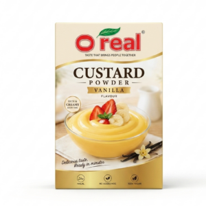O,real Custard Powder Vanilla Flavour 275gm